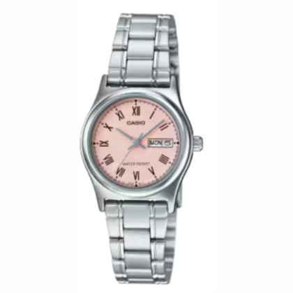 Casio General LTP-V006D-4B Quartz Silver-Tone Stainless Steel Women's Watch